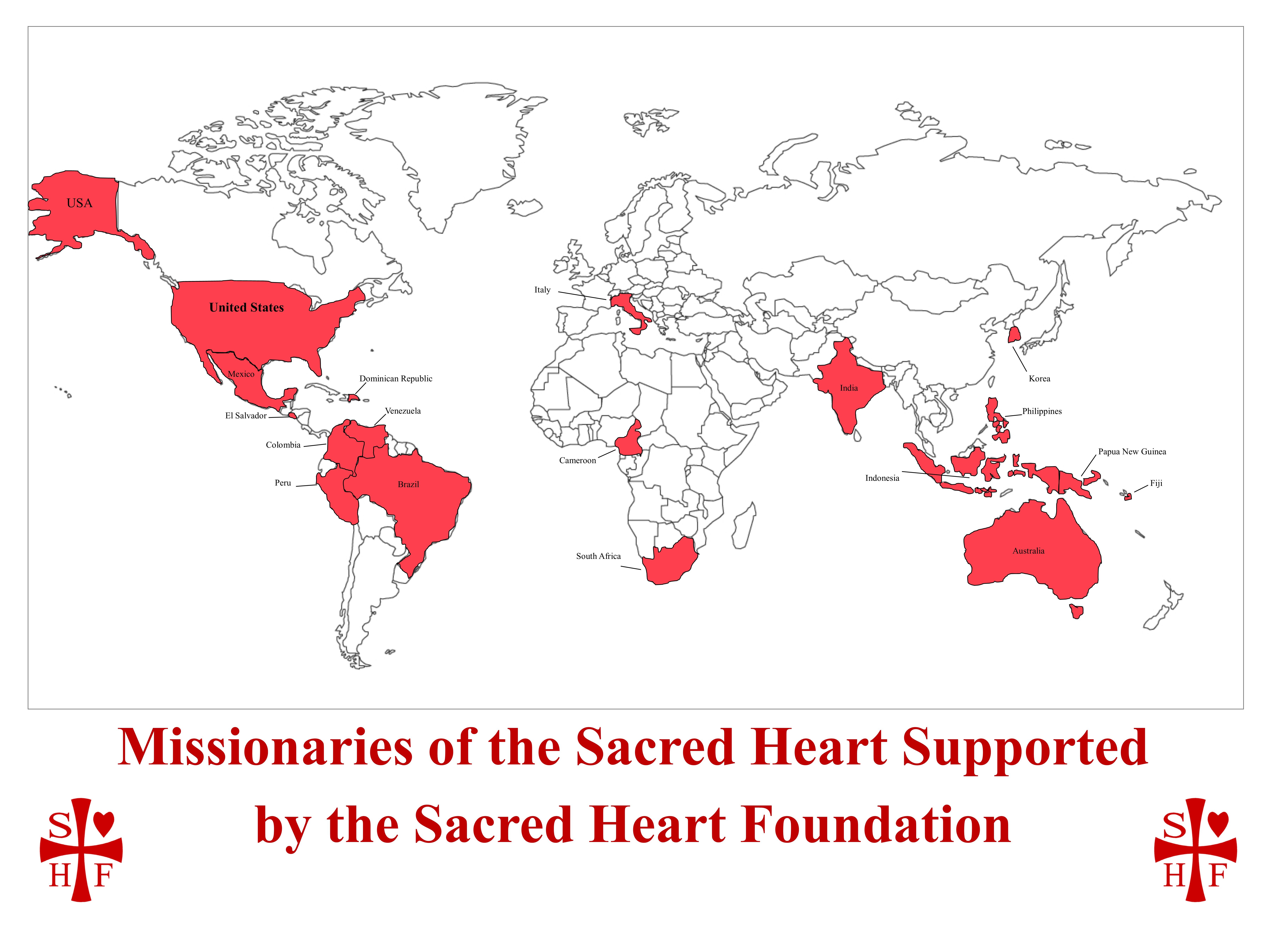 Missionaries of the Sacred Heart Supported by the Sacred Heart Foundation